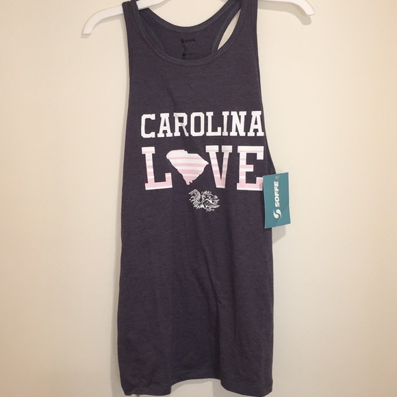 Soffe South Carolina Gamecocks Love Tank NWT Juniors Medium - Picture 3 of 4